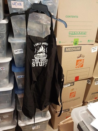 New black bbq apron w - !,